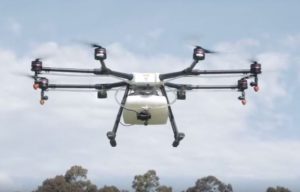 Distribuzione di liquidi con drone